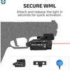 Baldr Mini 600 Lumens Green Laser & Baldr RL Mini Red Laser Combo LED Tactical L