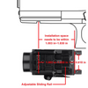 Baldr S Rail Mounted Light 800 Lumens Green Laser