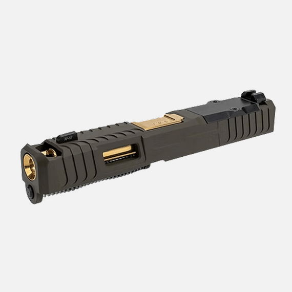 Integrated Blowhole System (IBS) #2 Complete Upper for Glock 19 Gen 3 Black/Gold