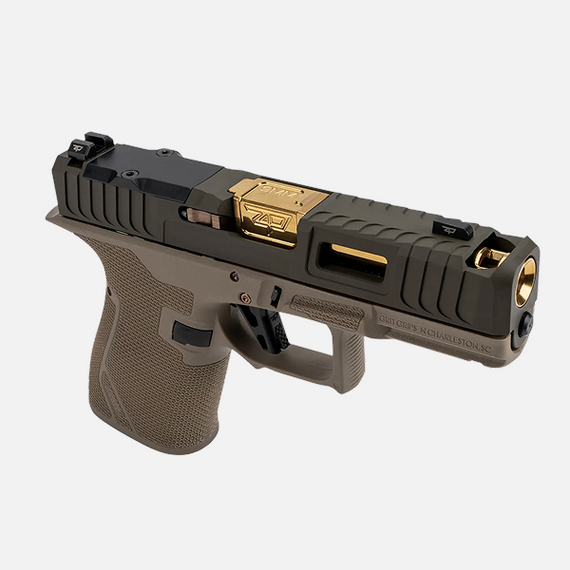 Integrated Blowhole System (IBS) #2 Complete Upper for Glock 19 Gen 3 Black/Gold