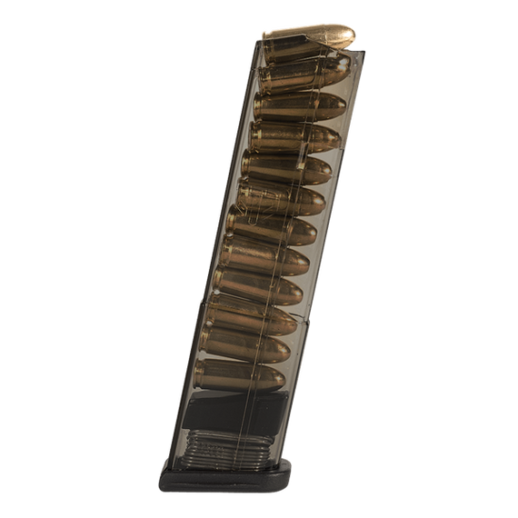 Carbon Smoke 12rd (9mm) mag for Glock 43