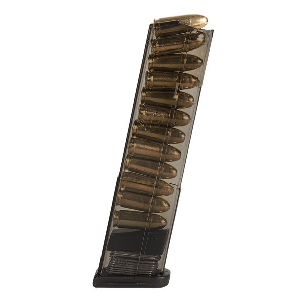 Carbon Smoke 12rd (9mm) mag for Glock 43