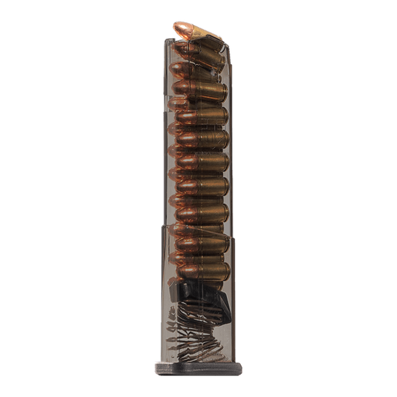 Carbon Smoke 19rd (9mm) mag for Glock 43X, 48