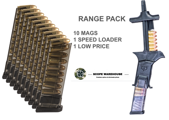 Range Pack – ETS CAM Loader + 10 Glock 43 9mm Mags