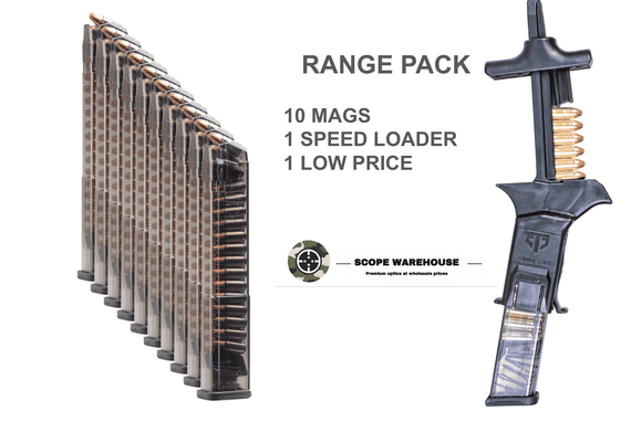 Range Pack — ETS C.A.M. Loader + Carbon Smoke GEN2 32-Rd Glock Mags