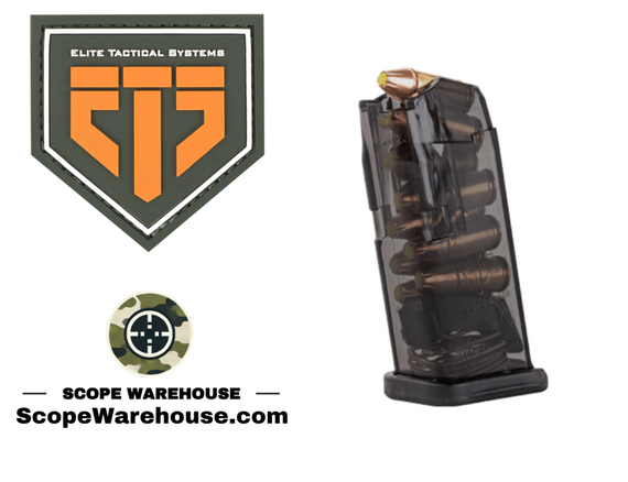 Carbon Smoke 10rd (9mm) mag for Glock 26