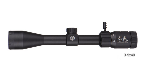 BUCKMASTERS RIFLE SCOPE 3-9X40MM BDC (SFP)