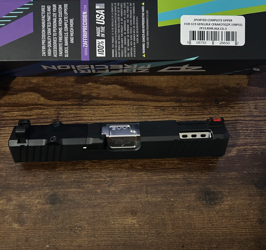 Silver Barrel Zulu Ported for Glock 19 Gen 3