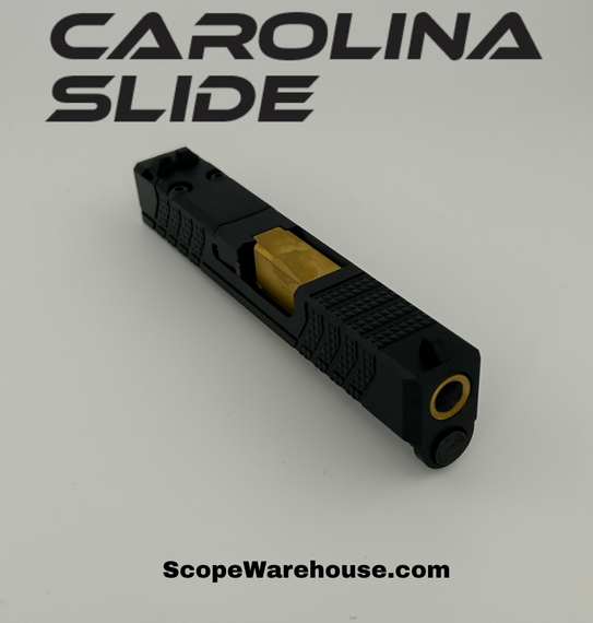 Carolina Slide 43X/43 Complete Upper Gold Barrel Textured Slide