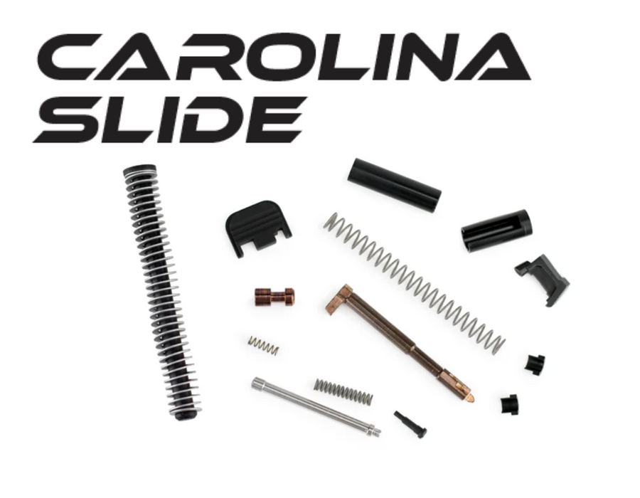 Premium Carolina Slide Glock17 17L G34 G35 G17 UPK Slide Parts Kit SS GUIDE ROD